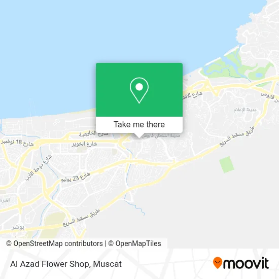 Al Azad Flower Shop map