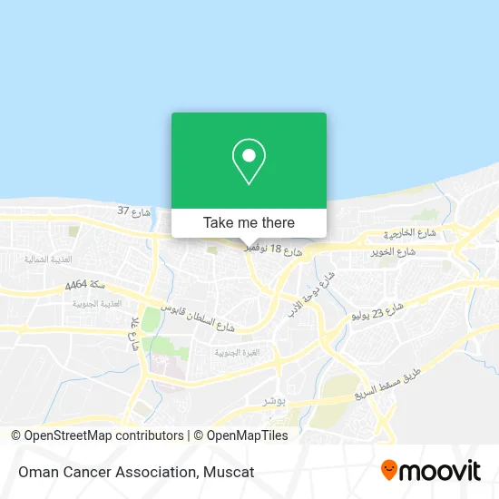 Oman Cancer Association map