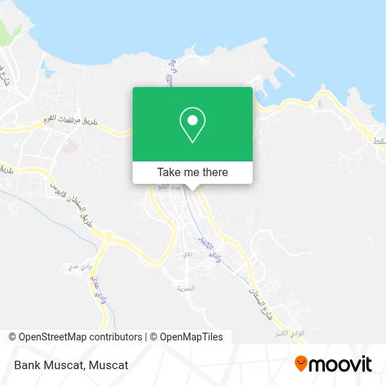 Bank Muscat map