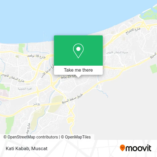 Kati Kabab map