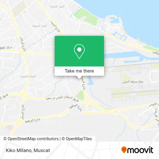 Kiko Milano map