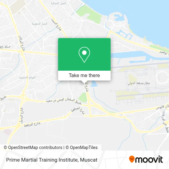 Prime Martial Training Institute map