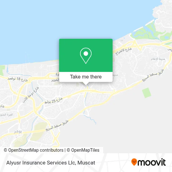 Alyusr Insurance Services Llc map