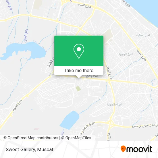 Sweet Gallery map