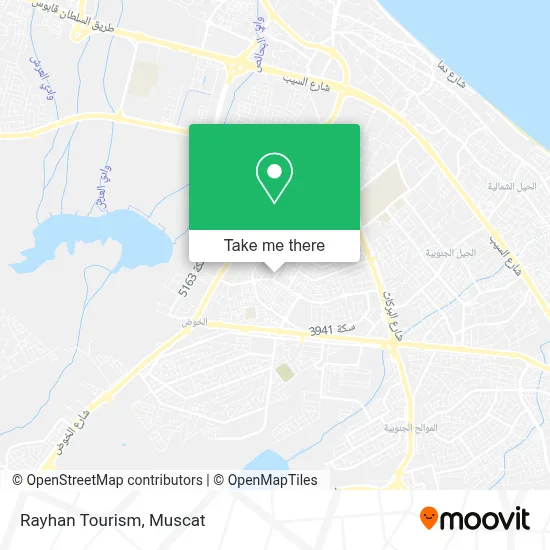 Rayhan Tourism map