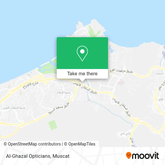 Al-Ghazal Opticians map