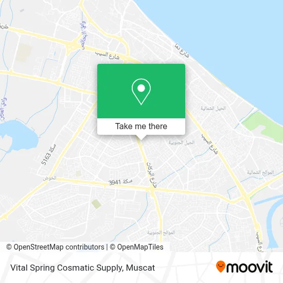 Vital Spring Cosmatic Supply map