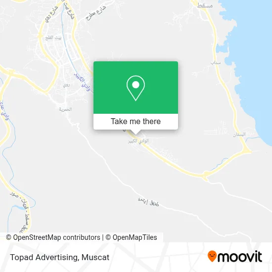 Topad Advertising map