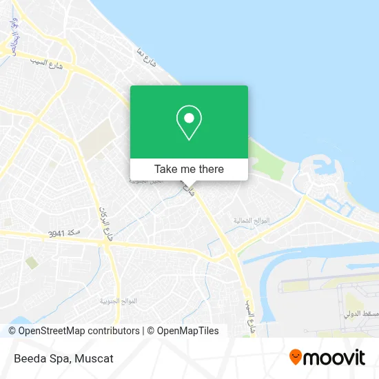 Beeda Spa map