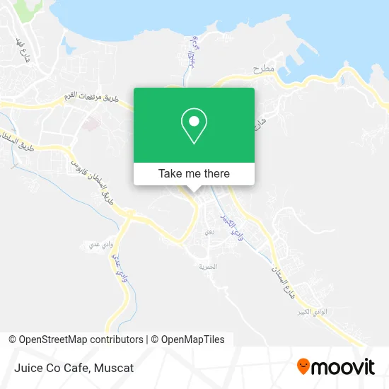 Juice Co Cafe map
