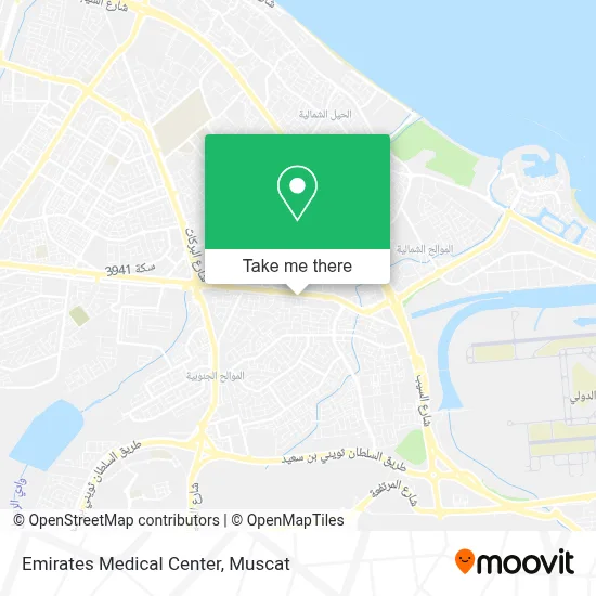 Emirates Medical Center map