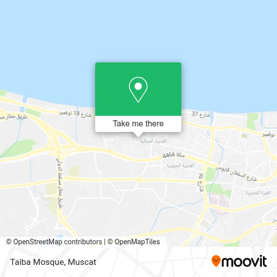 Taiba Mosque map