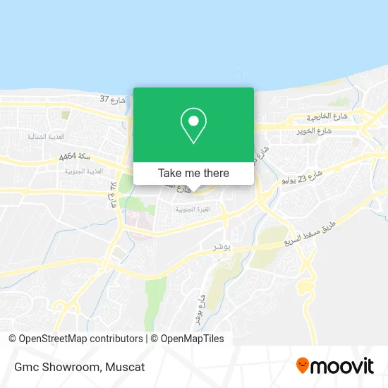 Gmc Showroom map