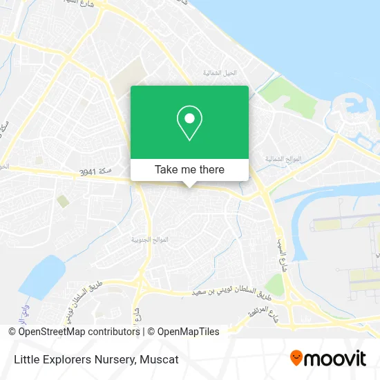 Little Explorers Nursery map