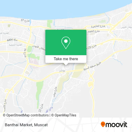 Banthai Market map