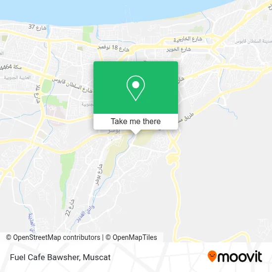 Fuel Cafe Bawsher map