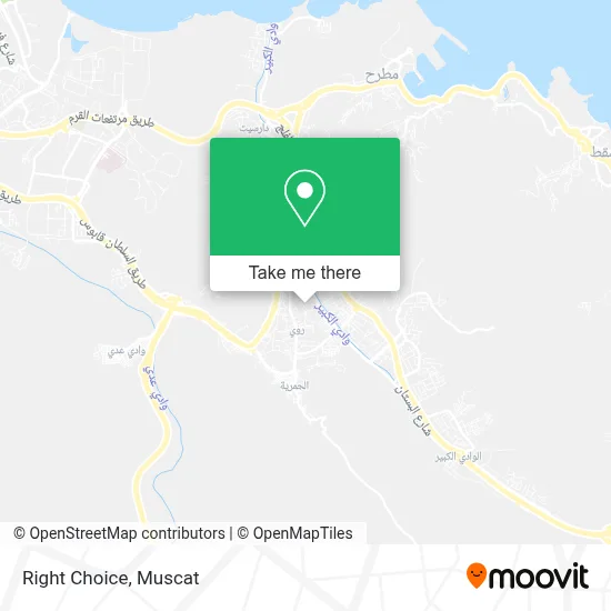 Right Choice map