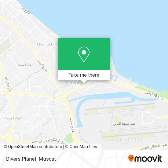 Divers Planet map