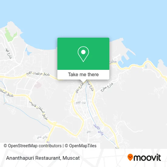 Ananthapuri Restaurant map