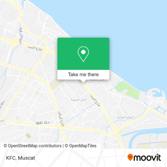 KFC map