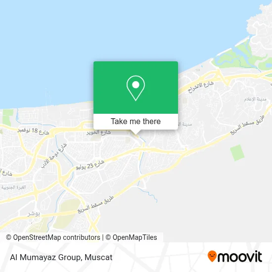 Al Mumayaz Group map
