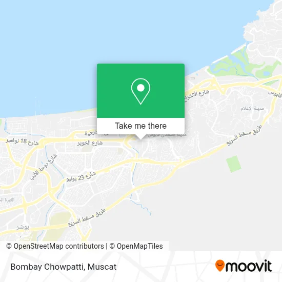 Bombay Chowpatti map