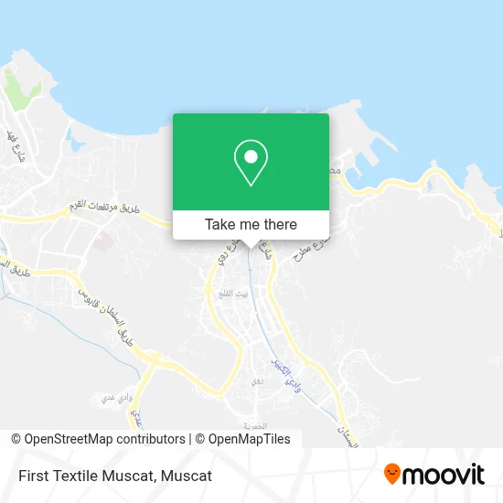 First Textile Muscat map