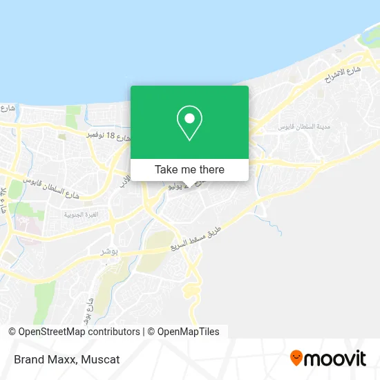 Brand Maxx map