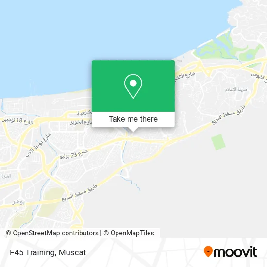 F45 Training map