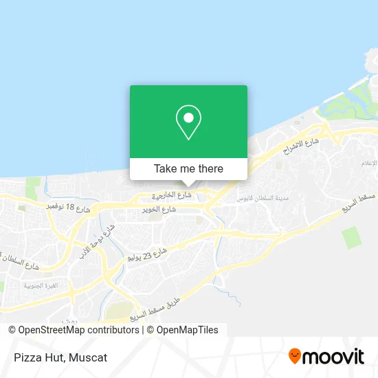 Pizza Hut map