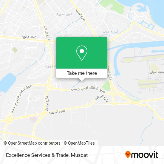 Excellence Services & Trade map