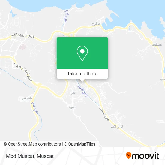 Mbd Muscat map
