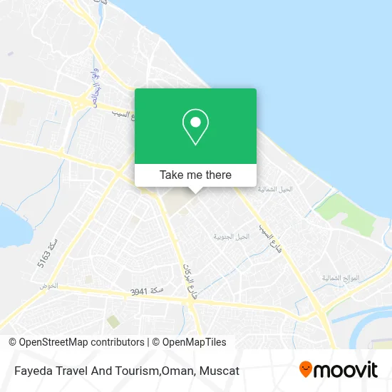 Fayeda Travel And Tourism,Oman map