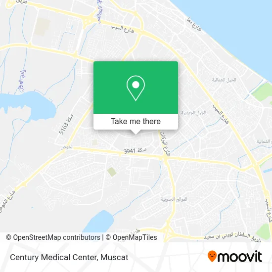 Century Medical Center map