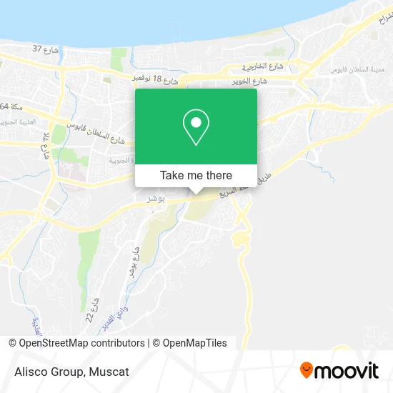 Alisco Group map