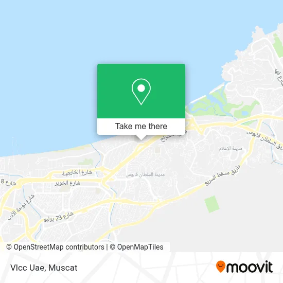 Vlcc Uae map