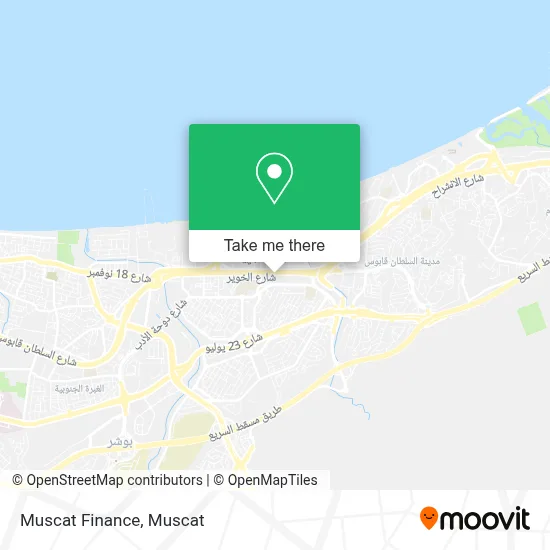 Muscat Finance map