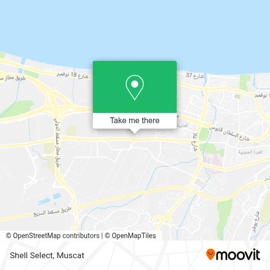 Shell Select map