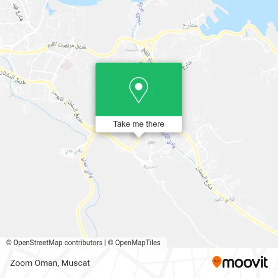 Zoom Oman map