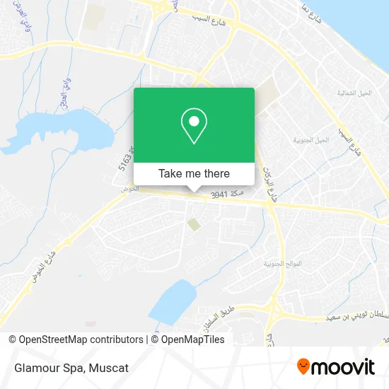 Glamour Spa map