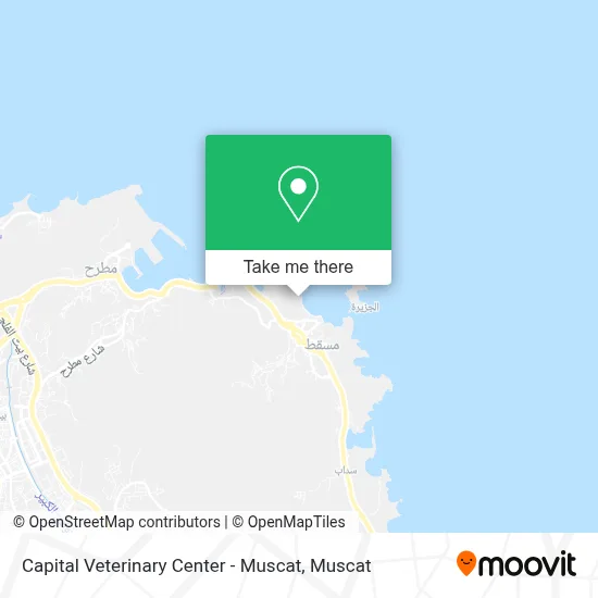 Capital Veterinary Center - Muscat map