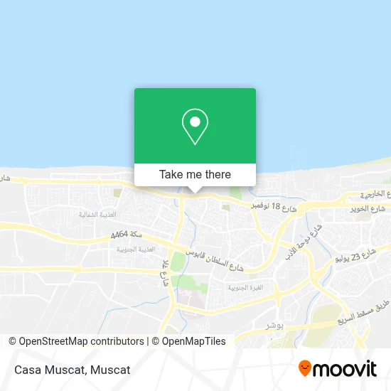 Casa Muscat map