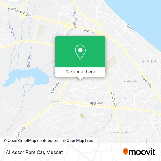 Al Asser Rent Car map