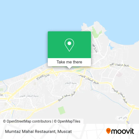 Mumtaz Mahal Restaurant map