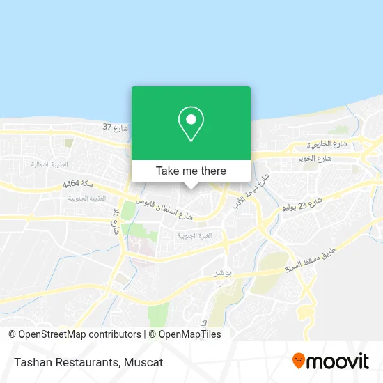 Tashan Restaurants map