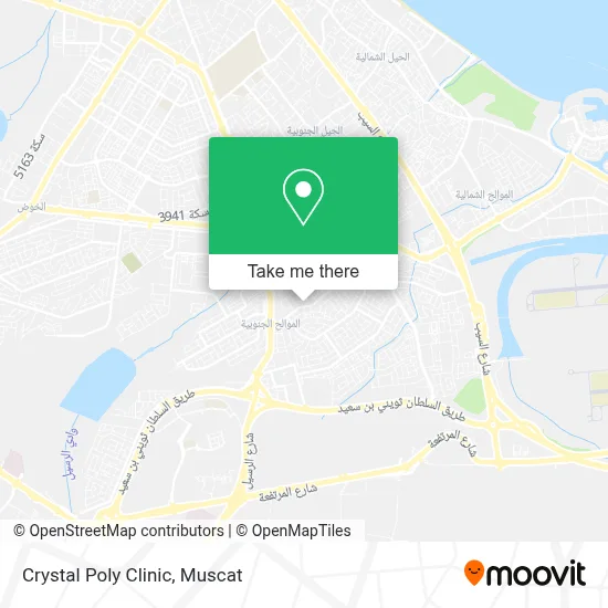Crystal Poly Clinic map