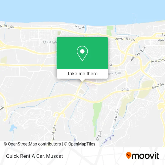 Quick Rent A Car map
