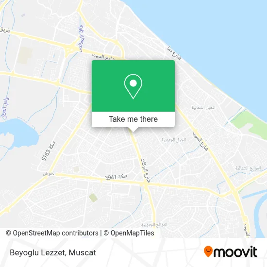 Beyoglu Lezzet map