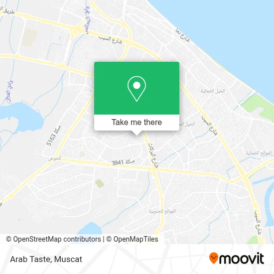 Arab Taste map