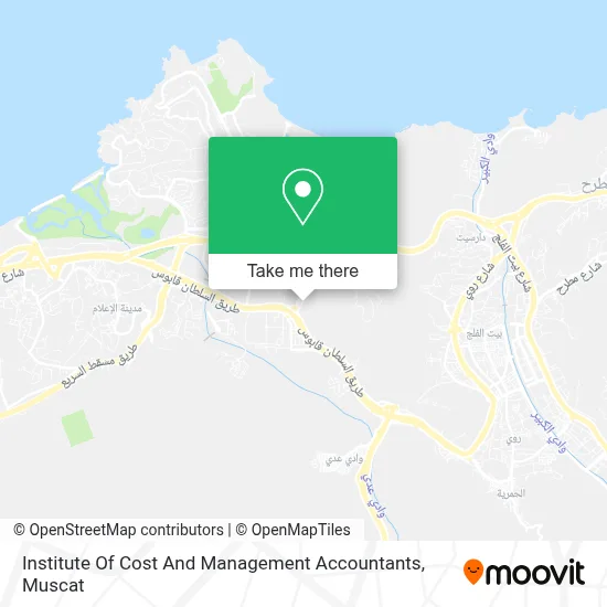 Institute Of Cost And Management Accountants map